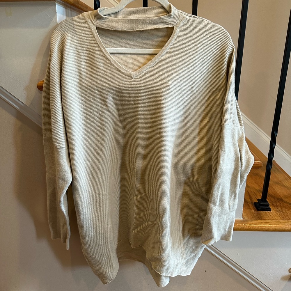 Tunic batwing sweater